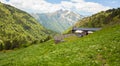 Arriving to Borda de Sorteny refuge Andorra