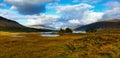 Beinn na Lap is a mountain in the Grampian Mountains of Scotland near Corrour Royalty Free Stock Photo