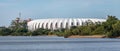 Beira Rio Stadium and Guaiba River - Porto Alegre, Rio Grande do Sul, Brazil