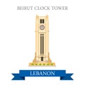 Beirut Clock Tower Lebanon attraction travel landmark