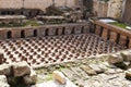 Beirut, Lebanon, archeologic site, ancient roman bath in center of Beirut