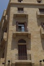 Beirut Lebanon - Bulletholes on a house Royalty Free Stock Photo