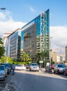 Modern glass building in Beirut, Lebanon Royalty Free Stock Photo