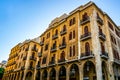 Beirut Yellow Colored Multi Level Buildings 04 Royalty Free Stock Photo