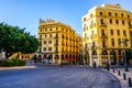 Beirut Yellow Colored Multi Level Buildings 02 Royalty Free Stock Photo