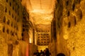 Beit Guvrin National Park, Israel - December 11, 2021: Columbarium cave - a place for breeding pigeons or otherwise a