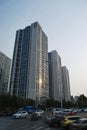 Bejing High Rise Apartment Buildings Royalty Free Stock Photo