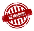 Bejraburi - Red grunge button, stamp