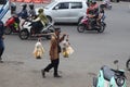 Small food seller on the highway