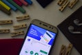 Files Go by Google: Free up space on your phone App on Smartphone screen.