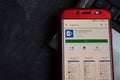 Microsoft SharePoint dev app on Smartphone screen.