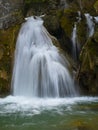 Belabarze waterfall, Roncal Valley, Navarra Royalty Free Stock Photo
