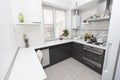 The interior of a small kitchen Royalty Free Stock Photo