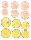 Belarus coins set Royalty Free Stock Photo