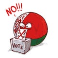 Belarus country voting no