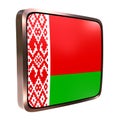 Belarus flag icon Royalty Free Stock Photo