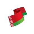 Belarus flag, vector illustration Royalty Free Stock Photo