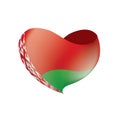 Belarus flag, vector illustration Royalty Free Stock Photo