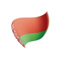 Belarus flag, vector illustration Royalty Free Stock Photo