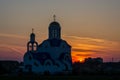 Belarus, g. Zhodino, church,