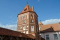 Belarus, Grodno region. Tower of Mir Castle Royalty Free Stock Photo