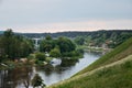 Belarus. The river Neman in the city of Grodno in Belarus. May 24, 2017 Royalty Free Stock Photo