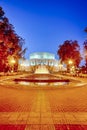 Belarus Heritage Concepts. The National Academic Bolshoi Opera and Ballet Theatre of the Republic of Belarus with Rennovated Royalty Free Stock Photo