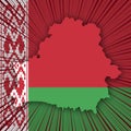 Belarus Independence Day Map Design