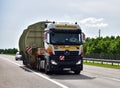 Heavy duty tractor unit with push-pull Mercedes-Benz Actros MP4 2551 by ZTE RADOM Sp. z o.o.. Logistics