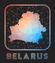 Belarus map design. Royalty Free Stock Photo
