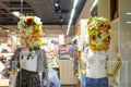 Belarus, Minsk - April 12, 2017: Two female dummies in a shop window