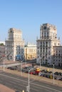 Belarus Minsk City Gates - Stock Photos Royalty Free Stock Photo