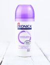 Belarus, Minsk - 12.05.2020:Deonica antiperspirant.Roll deodorant antiperspirant aroma flower healthcare for surface armpit style