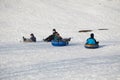 Belarus, Minsk, February 2018: Large group people parents family