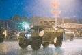 Belarus, Minsk. Gaz-233014 Tigr Moving Along Street During Training Of Parade Before Independence Day Of Belarus