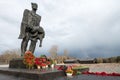 Belarus, Minsk, March 2023. Memorial complex of Khatyn village. Monument to the Unbowed Man Royalty Free Stock Photo