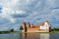 Belarus, Mir Castle Complex, view from the lake Royalty Free Stock Photo