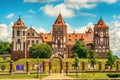 Belarus: Mir Castle in the summer