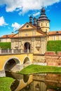 Belarus: Niasvish, Nesvizh, Nesvyziaus, Nieswiezu residential castle in the summer