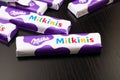 BELARUS, NOVOPOLOTSK - 20 DECEMBER, 2020: Milka chocolate close up