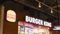 BELARUS, NOVOPOLOTSK - 02 JULE, 2021: Burger King sign