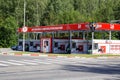 BELARUS, NOVOPOLOTSK - JULY 29, 2020: Cars and people at car wash