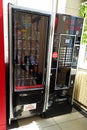 BELARUS, NOVOPOLOTSK - 03 MAY, 2021: Food vending machine Royalty Free Stock Photo