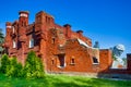 Part of the Wall of the Kholm Gates Entrance of Brest Fortress in Belarus