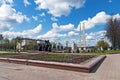 Belarus Vitebsk spring landscape view World war Royalty Free Stock Photo