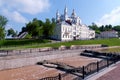 Belarus Vitebsk spring landscape viewUspenski Cath