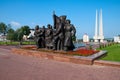 Belarus Vitebsk summer landscape view