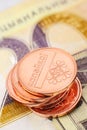 Belarusian copeck and ruble Royalty Free Stock Photo