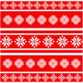 Belarusian ethnic ornament, seamless pattern. Vector illustration. Slavic traditional ornament pattern Royalty Free Stock Photo