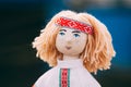 Belarusian Folk Doll. National Folk Dolls Are Popular Souvenirs From Belarus